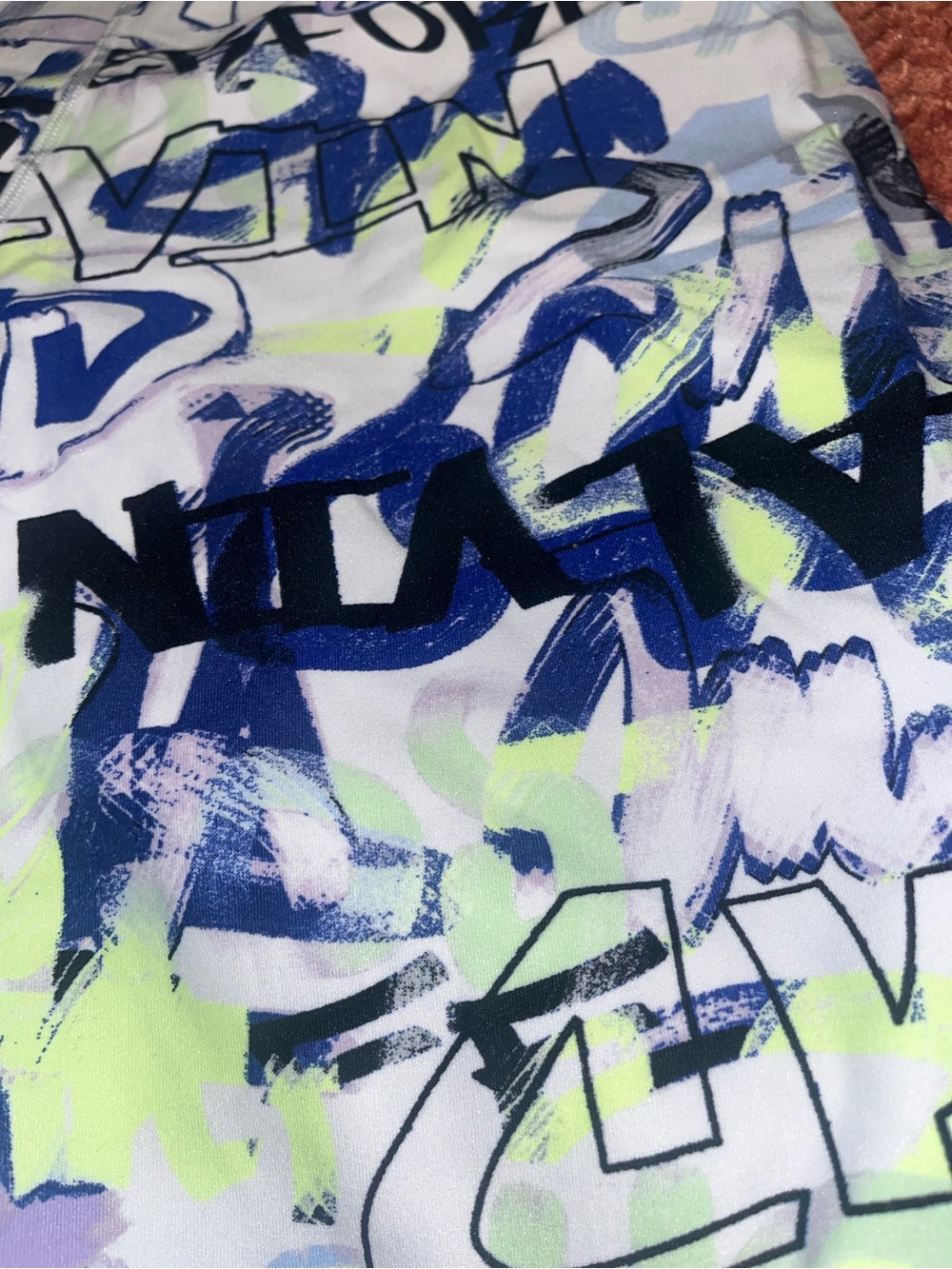 Calvin Klein Colorful, graffiti biker shorts. XXL - Picture 2 of 3